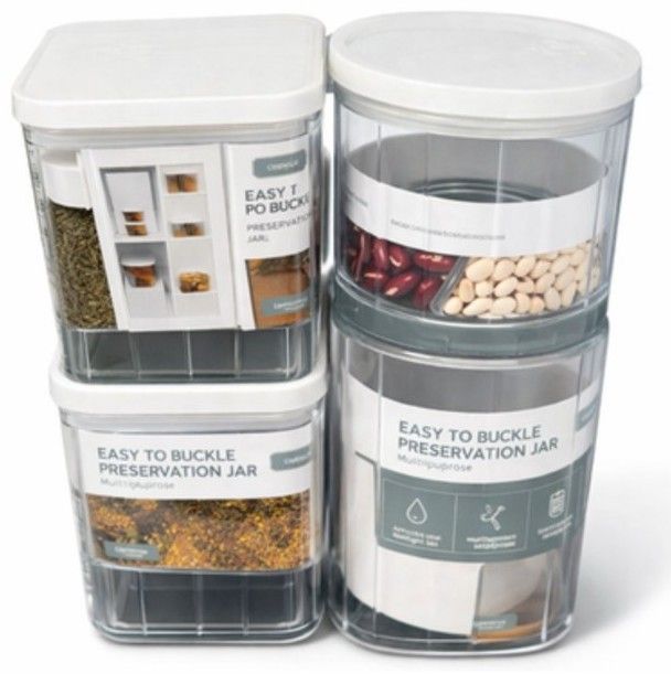 Kit 4 potes